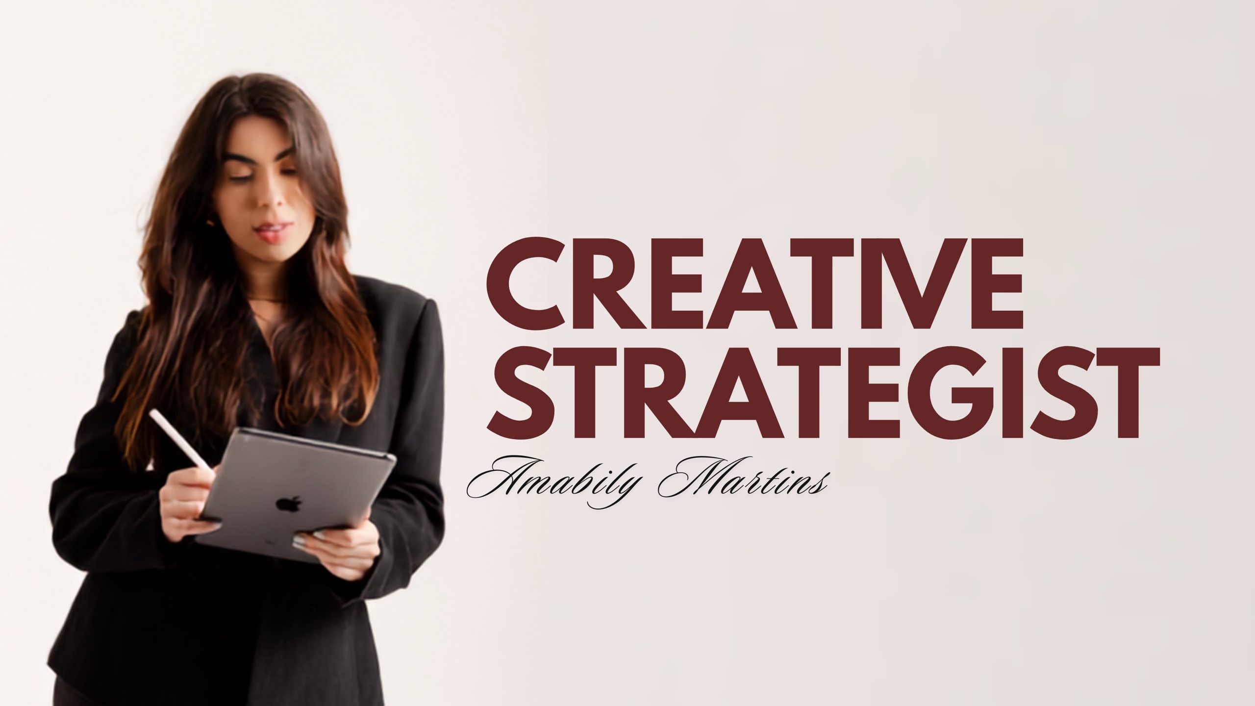 Amabily Martins · Creative Strategist